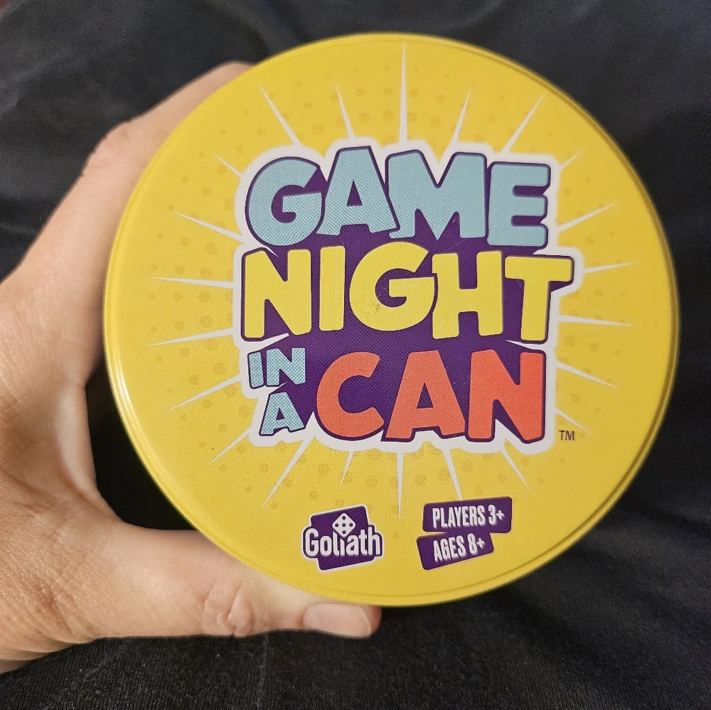 Game Night In A Can By Goliath 35 Mini Games For A Great Party, New But Opened‎